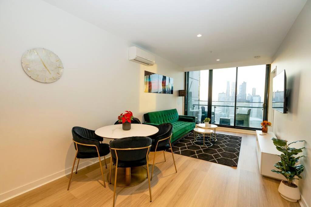 Luxe Haven - 42Nd Floor Panoramic City Views Melbourne Buitenkant foto